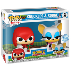 Funko POP! Sonic the Hedgehog: Knuckles & Rouge (Exc) 2PK