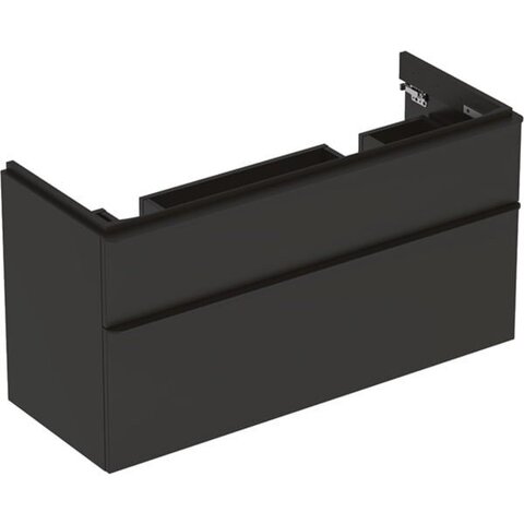 Geberit Smyle Square 500.356.JK.1 Тумба под раковину 118.4x61.7x47см, Темно-серый / Матовое покрытие
