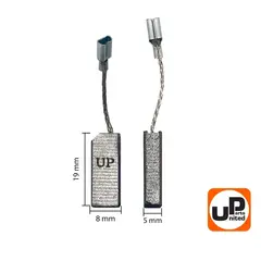 Щетка графитовая UNITED PARTS для BOSCH GBH2-24DSR, GBH2-24DFR (аналог 1617014134) 5х8х19мм АВТОСТОП (90-0240)