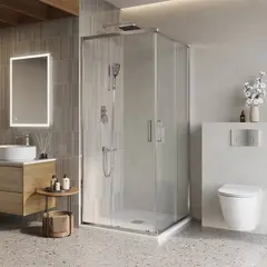 BelBagno Luce LUCE-A-2-100-C-CR Душевой уголок, 100x100, цвет: хром фото