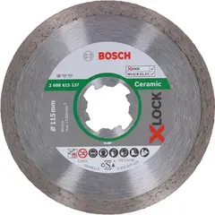 Алмазный отрезной диск Standard for Ceramic X-LOCK 125x22,23x1,6x7 BOSCH 2608615138