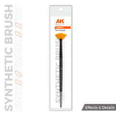 Кисточка AK Interactive Synthetic Brush Fan Shape
