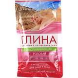 Глина розовая омолаживающая с экстрактом розы - 1