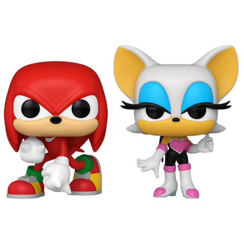Funko POP! Sonic the Hedgehog: Knuckles & Rouge (Exc) 2PK