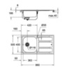 GROHE K400 31566SD0 Мойка кухонная с одной чашей