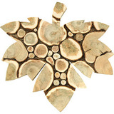 Панно из можжевельника Кленовый лист, 30 × 30 см - 1