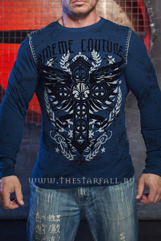 Xtreme Couture | Пуловер мужской STATUS UNKNOWN X175I от Affliction перед