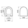 VitrA Sento 120-003-009 Сиденье для унитаза с микролифтом