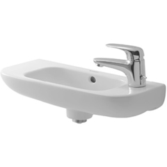 Duravit D-Code 7065000082 Раковина для рук с перел., с 1 отв. под смес. справа, 500x220мм, цвет: Белый фото