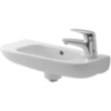 Duravit D-Code 7065000082 Раковина для рук с перел., с 1 отв. под смес. справа, 500x220мм, цвет: Белый