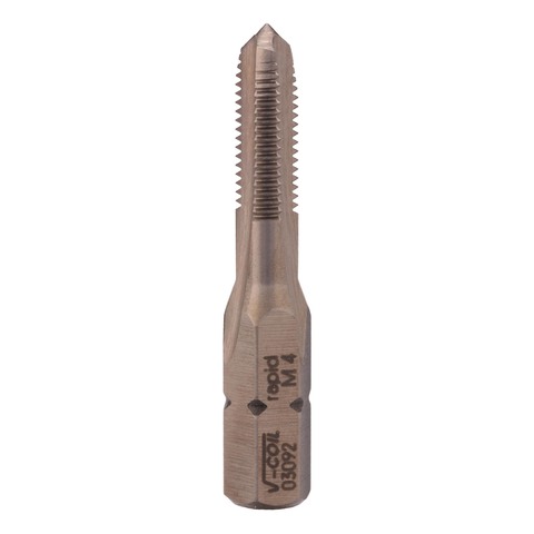 Метчик STI М 4,0х0,7 (Для шуруповерта) HSS-G D/4-5P 60° 4h 36мм a=1/4