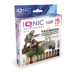 Набор красок WWII British Camouflage & Airborne Denison - IONIC Smart Colors, 12 × 20 мл