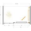 Cezares LUX-B-FS-11-120-C-BORO Душевая дверь