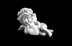 Силиконовый молд № 2079 Ангел с сердцем 3 D