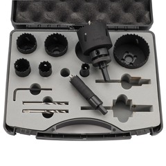Набор коронок Bi-metall 16-67мм HSSE-Co8 13пр H-Tools 04403210