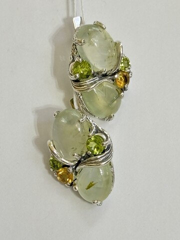 Сесиль (серьги из серебра)