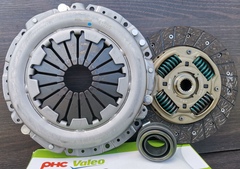 СЦЕПЛЕНИЕ В СБОРЕ CERATO LD -2006 1,6 ALPHA VALEO PHC 215 мм (4130022150+4110028600+4142128002) (зелён уп, Корея)