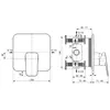 Ideal Standard Ceraplan BD254XG Встраиваемый смеситель для душа