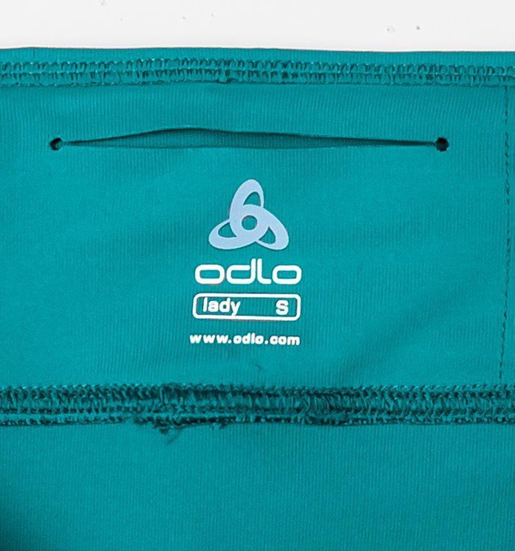 Odlo SLIQ тайтсы беговые женские голубые - 2