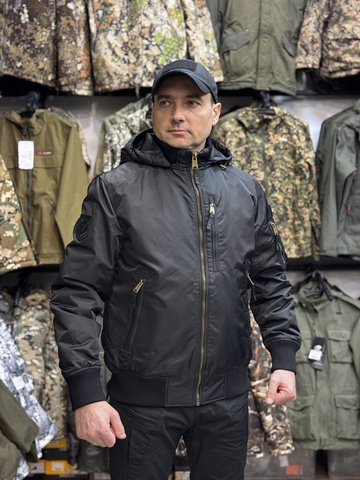 Куртка бомбер Corbona Деми Черный