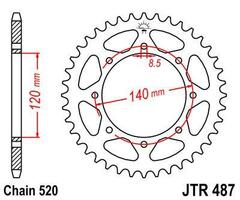 Звезда ведомая JTR487 46
