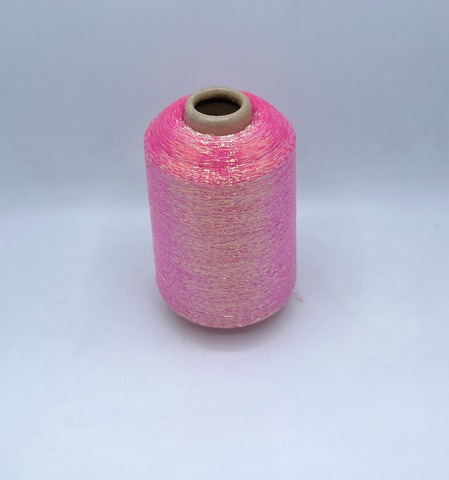Lurex (пр.Италия),5200м / 100 гр. 18% Полиамид 82% полиэстер( люрекс ), цвет-Розовый единорог, арт.30590
