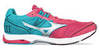 Mizuno Wave Emperor 3 кроссовки для бега женские коралловые-голубые - 1