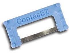 Штрипс Serrated Dental Strip II Голубая - 0,065 мм (очистка)