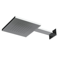 Almar E044277.MS VELVET DUAL FLOW Душевая лейка из стены, 300х300 мм, 2 режима, нерж. сталь фото