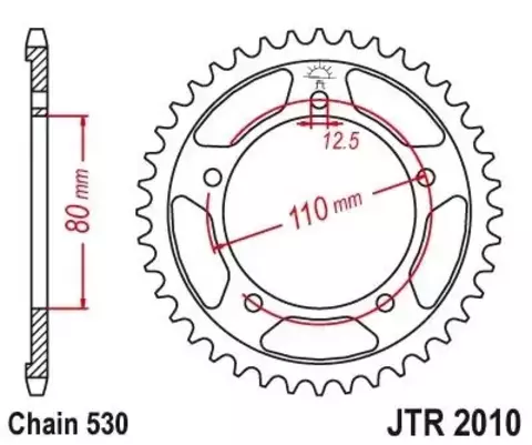 Звезда ведомая JTR2010 46