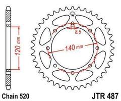 Звезда ведомая JTR487 46