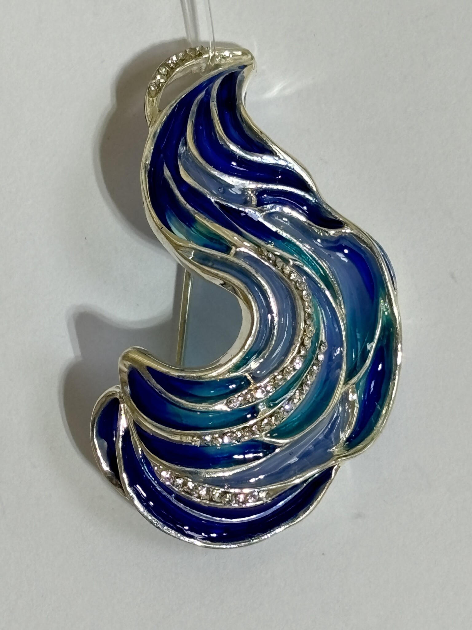 Ундина (брошь  из серебра)