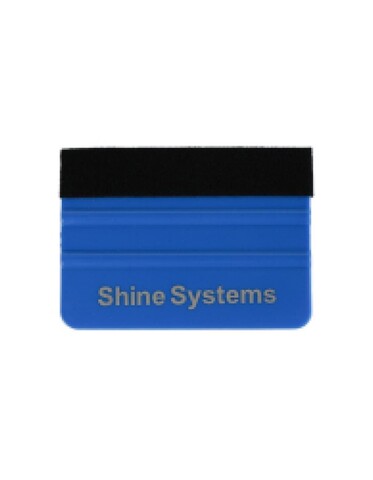 Shine Systems Выгонка мягкая синяя с черной микрофиброй, 10x7,2см