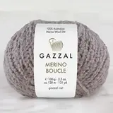 Пряжа Gazzal Merino Boucle 3762 кофе с молоком