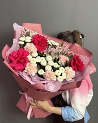 Авторский букет с французскими розами