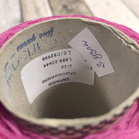 УЦЕНКА! Кашемир кардный CARIAGGI CASHMERE 100 2/28 цикламен
