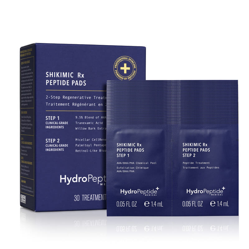 HYDROPEPTIDE Обновляющая система с шикимовой кислотой (30 применений) Shikimic Rx peptide pads