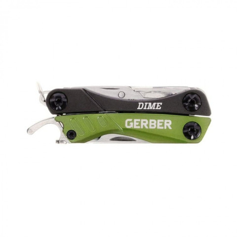 Мультитул Gerber Outdoor Dime Micro Tool, зеленый, блистер, 31-001132
