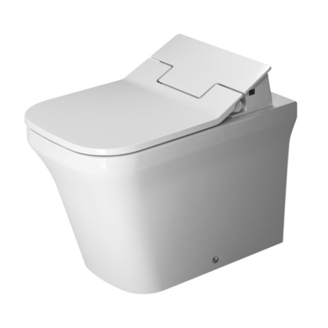 Duravit P3 Comforts SensoWash 2166590000 Унитаз напольный Rimless без смывного края, пристенный вариант, включая крепление, включая компоненты для SensoWash
