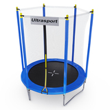 Батут DFC ULTRASPORT 6 ft с защитной сеткой фото №0