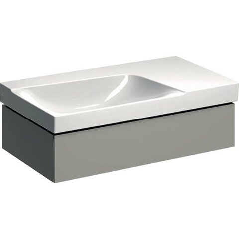 Geberit Xeno2 500.513.00.1 Тумба под раковину, 88x22x46.2см, Серый / Матовое покрытие