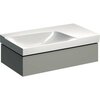 Geberit Xeno2 500.513.00.1 Тумба под раковину, 88x22x46.2см, Серый / Матовое покрытие