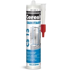 Герметик силиконовый, санитарный Ceresit CS 15 Sanitary / Церезит