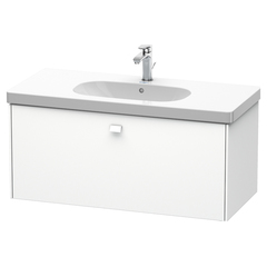 Duravit Brioso BR404701818 Тумба подвесная под раковину 1020х469х452 мм, с 1 выдвижным ящиком, цвет белый матовый 18 (для 034210) фото