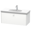 Duravit Brioso BR404701818 Тумба подвесная под раковину 1020х469х452 мм, с 1 выдвижным ящиком, цвет белый матовый 18 (для 034210)