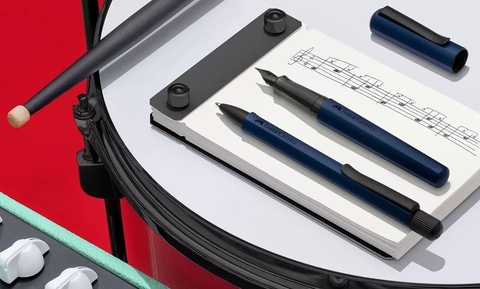 Ручка-роллер Faber-Castell Hexo Black, F  (140505)