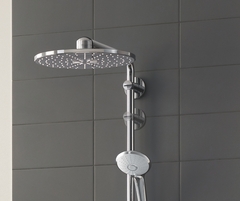 Душевая система с термостатом для настенного монтажа, GROHE Euphoria SmartControl System 310 Duo, хром, (26507000)