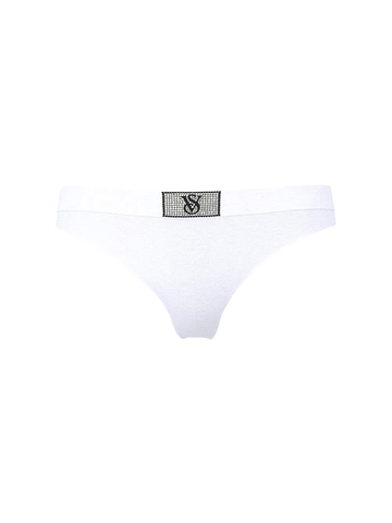 STRETCH COTTON ЛОГО ТАНГА СО СТРАЗАМИ