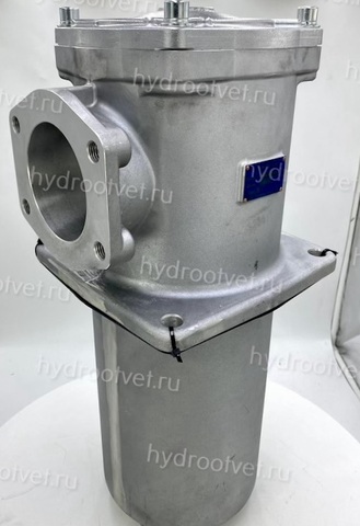 Фото RFBN/HC1300DP10B1.X AL - Сливной фильтр гидравлический одинарный модели RF с алюминиевым корпусом тонкость фильтрации 10 мкм, типоразмер 1300, вид присоединения: фланец SAE 4