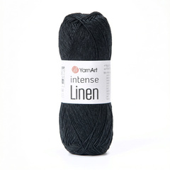 Пряжа YarnArt Intense Linen, Черный